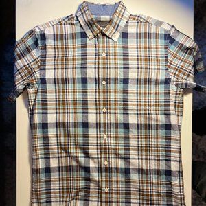 Pendleton Madras SS Button-Up Plaid Sz M Fits M/L